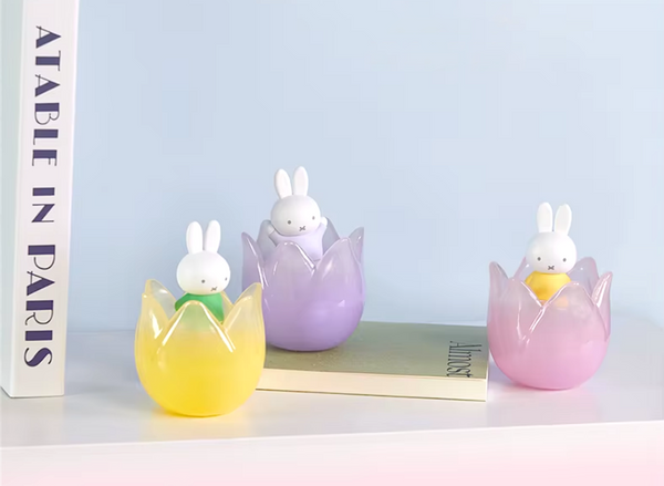 Miffy Tulip Treasure Pot – Removable Figure Jewelry Holder - Surprise Box