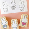 Miffy Wood Piece Stamps