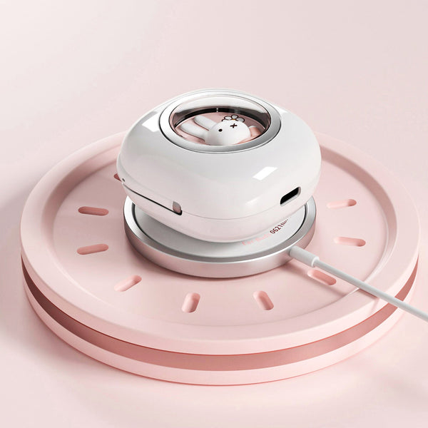 Miffy's Wireless Ear Buds With Wireless Charger - Pink