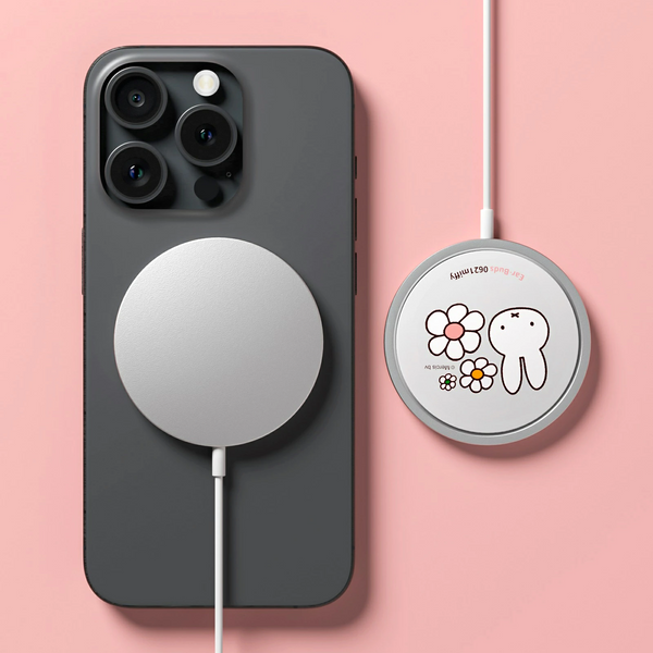 Miffy's Wireless Ear Buds With Wireless Charger - Blue