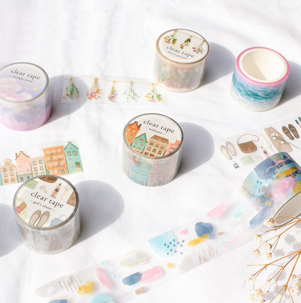 Mind Wave Clear Masking Tape - Limited Edition - Twilight Beach