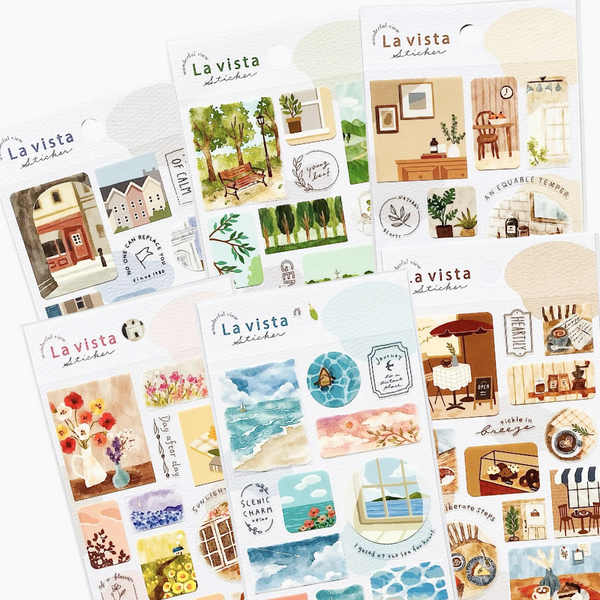 Mind Wave La Vista Stickers