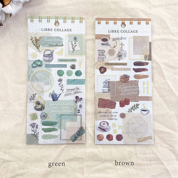 Mind Wave Libre Collage Stickers - Limited Edition