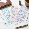 Mind Wave Oshibana Floral Stamp Stickers - New Colors