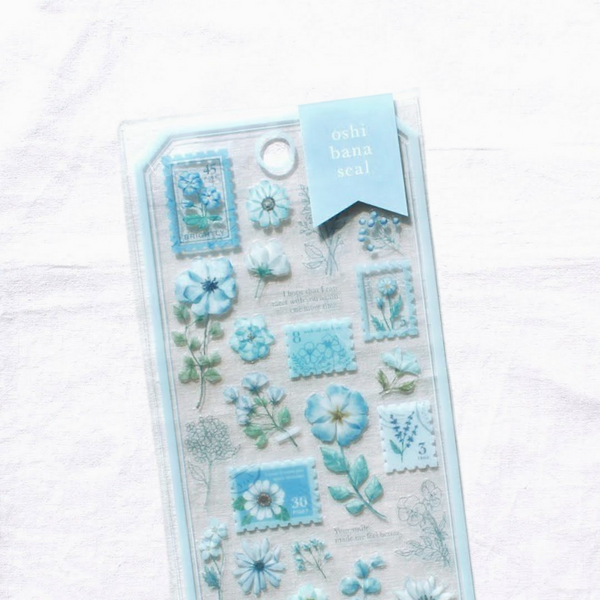 Mind Wave Oshibana Floral Stamp Stickers - New Colors