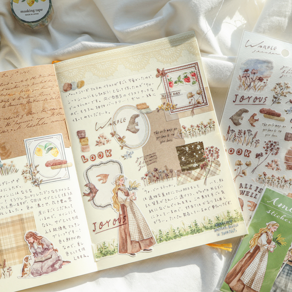 Mind Wave Palette Series Die-Cut Masking Tape - Lavender