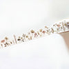 Mind Wave Palette Series Masking Tape - Brown Flowers