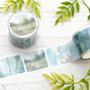 Mind Wave Wide Clear Tape - Landscape - Greenery