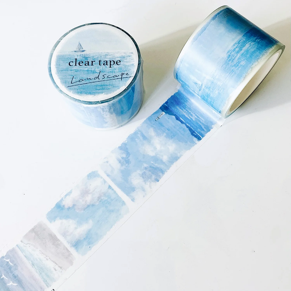 Mind Wave Wide Clear Tape - Landscape - Seaside