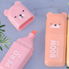 Mini Cartoon Animal Highlighters - Set of 6