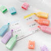 Mini Cartoon Animal Highlighters - Set of 6