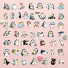 Mofusand Cat Stickers - Set of 50 - Little Sharks
