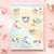 Mofusand Large Sakura Cloud Memo Pad - Limited Spring Edition