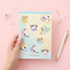 Mofusand Large Sakura Cloud Memo Pad - Limited Spring Edition
