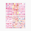 Monet Garden Watercolor Dot Stickers - Set of 6 Sheets