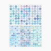 Monet Garden Watercolor Dot Stickers - Set of 6 Sheets