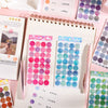 Monet Garden Watercolor Dot Stickers - Set of 6 Sheets