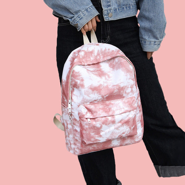 Unicolor Tie-Dye Backpack (4 Colors)