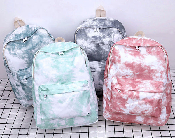 Unicolor Tie-Dye Backpack (4 Colors)