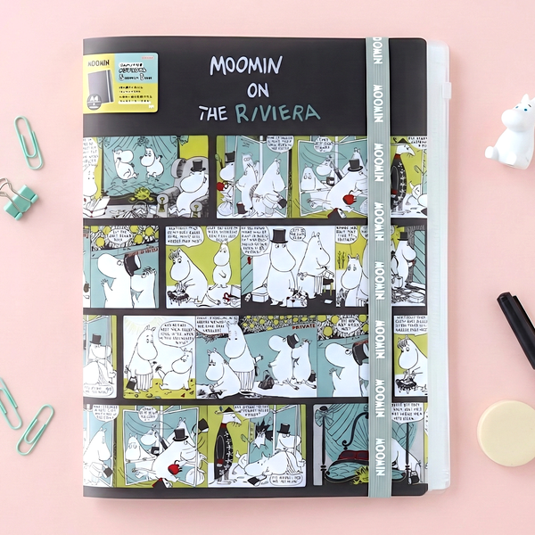 Moomin A4 Clear Book - Moomin On The Riviera