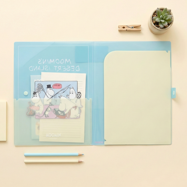 Moomin A4 Folder - Moomin's Desert Island
