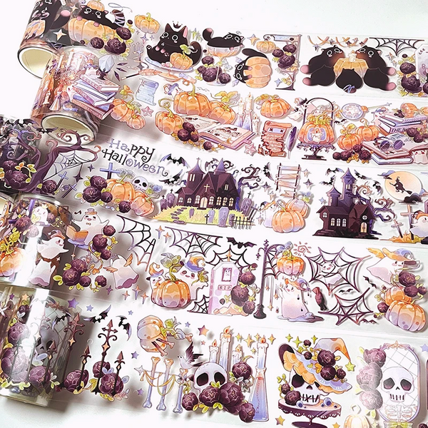 Moonlit Enchantment Halloween Masking Tape