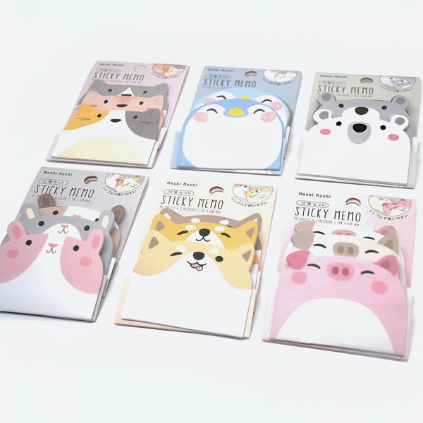 Moshi Moshi Animal Sticky Memo Pad