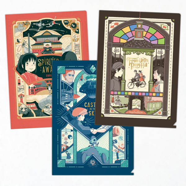 Movic Retro Frame Clear Folder - Spirited Away