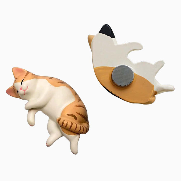 Napping Cat Magnets - Set of 6
