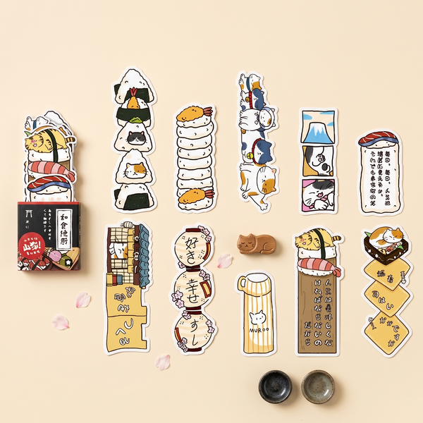 Neko Alley Bookmarks - Set of 10