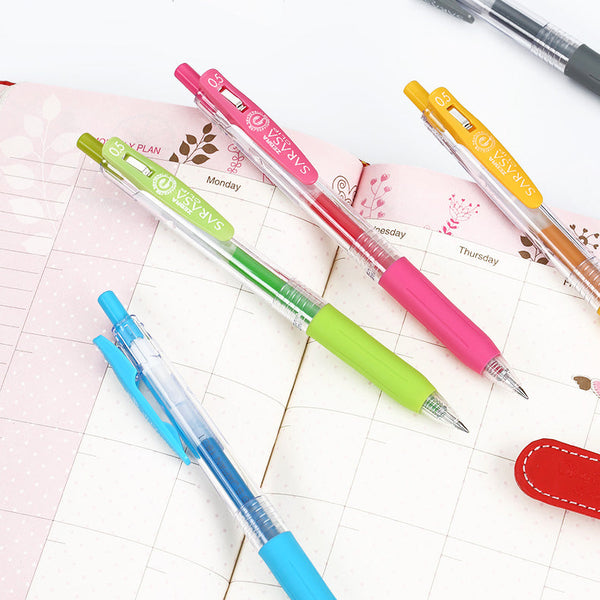 Zebra Sarasa Clip Color Gel Pen Set