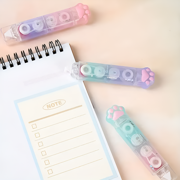 Ombre Cat Paw 2-Way Correction Tape & Glue Tape