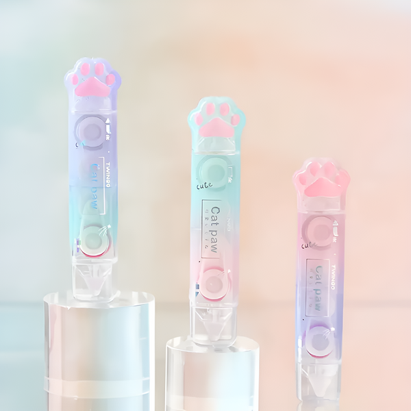 Ombre Cat Paw 2-Way Correction Tape & Glue Tape