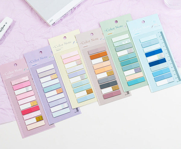 Pastel Color World Index Sticky Notes