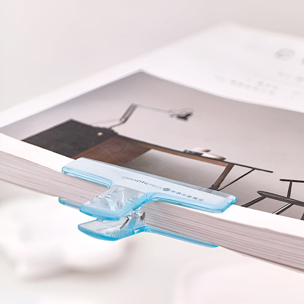 Pastel Frosted Book & Paper Clips