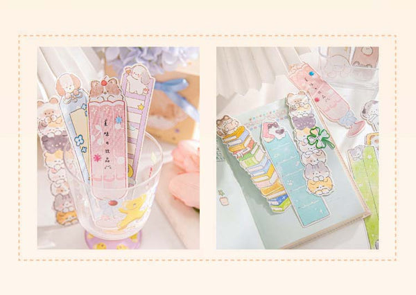 Paws & Pages Bookmarks - Set of 30