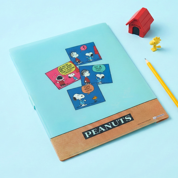 Peanuts Snoopy A4 Folder - Blue