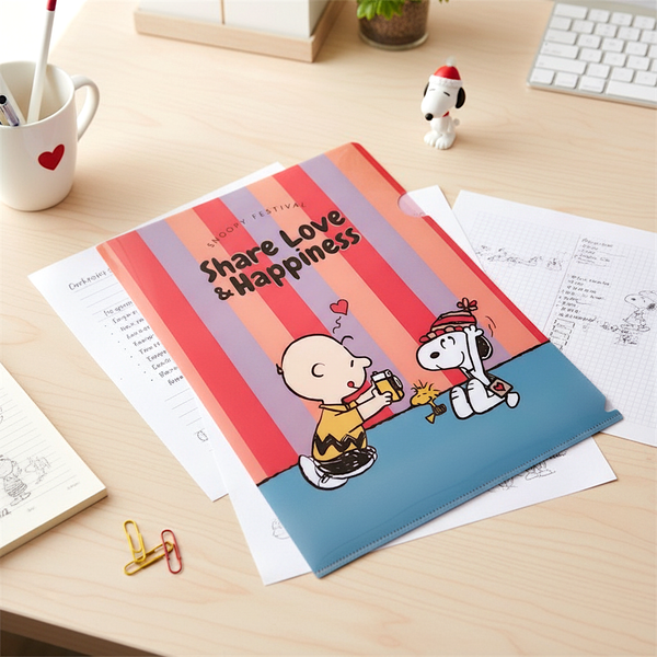 Peanuts Snoopy A4 Folder - Happy Birthday