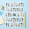 Peanuts Snoopy A5 Folder - Happy March - Limited 75th Anniversary Edition