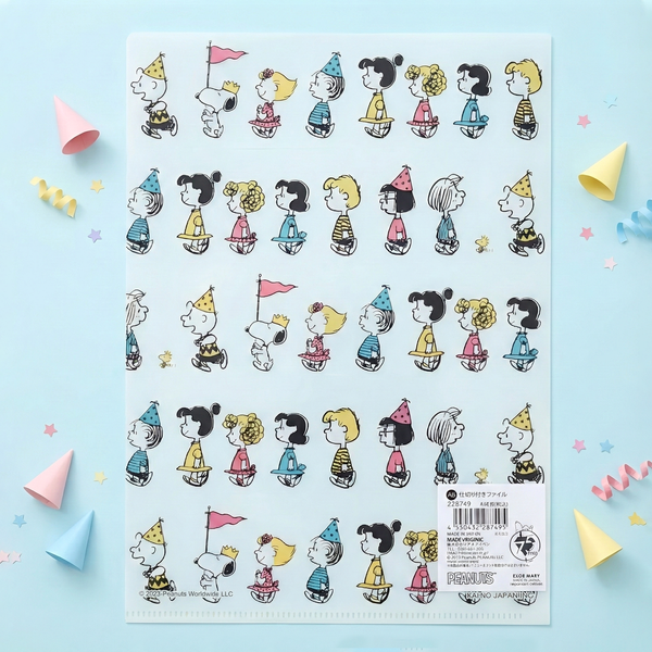 Peanuts Snoopy A5 Folder - Happy March - Limited 75th Anniversary Edition
