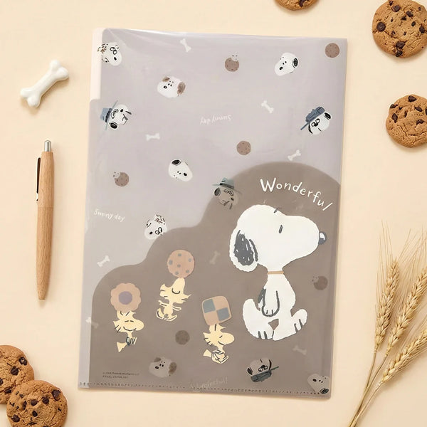 Peanuts Snoopy A4 Folder With Dividers - Cookies
