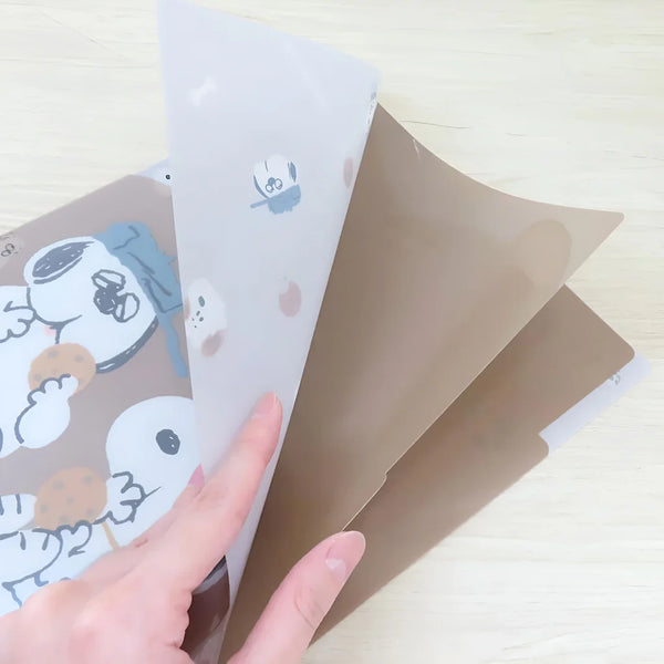 Peanuts Snoopy A4 Folder With Dividers - Cookies