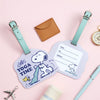 Peanuts Snoopy Acrylic Luggage Tag - Chill Series - Yoga Time