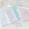 Peanuts Snoopy B5 Binder Notebook + Snoopy Inserts + Stickers - Limited Pastel Snoopy Edition