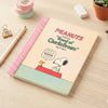Peanuts Snoopy B6 Spiral Notebook - Beige