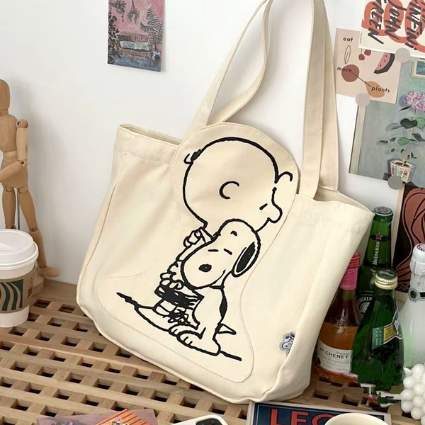 Peanuts Snoopy Canvas Daily Tote