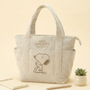 Peanuts Snoopy Corduroy Tote Bag - I Woke Up This Cute (4 Colors)