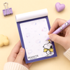 Peanuts Snoopy Memo Pad - Dark Blue