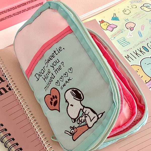 Peanuts Snoopy Dear Sweetie Pencil Pouch