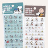 Peanuts Snoopy Drop Block 3D Tile Style Stickers - Limited Vintage Series